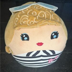 Barbie Mattel Cuutopia Medium Plush Stuffed Animal Doll 1959 Black White Stripe